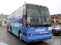 Fleur de Lys 3894 - Bloc Qu�b�cois - Pr�sent pour le Qu�bec - 2000 Prevost H3-45 (ex-leased Angel Tours)