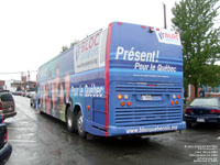 Fleur de Lys 3894 - Bloc Qu�b�cois - Pr�sent pour le Qu�bec - 2000 Prevost H3-45 (ex-leased Angel Tours)