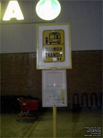 Panneau d'arr�t Tecumseh Transit stop sign