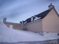 Maison ancienne dans la cour de la boulangerie Gailuron, Beauport, Qu�bec,QC