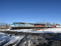 CMQ 9024, CMQ 9017 and CMQ 9020 - SD40-2F (Nee CP 9024, CP 9017 and CP 9020) and LTEX 3815 - GP38-3